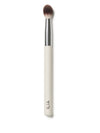 An ILIA Blending Brush with a white handle that is complemented by an oversized, fluffy brush.