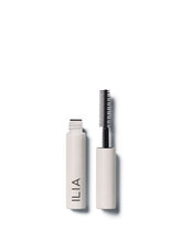 Black Mascara Brush with ILIA container. One Mini size mascara is pictured.