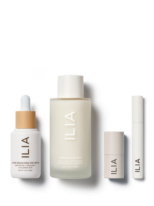 The Hero Set - Skin Tint, Facial Essence, Mulit-Stick, and Clean Mascara