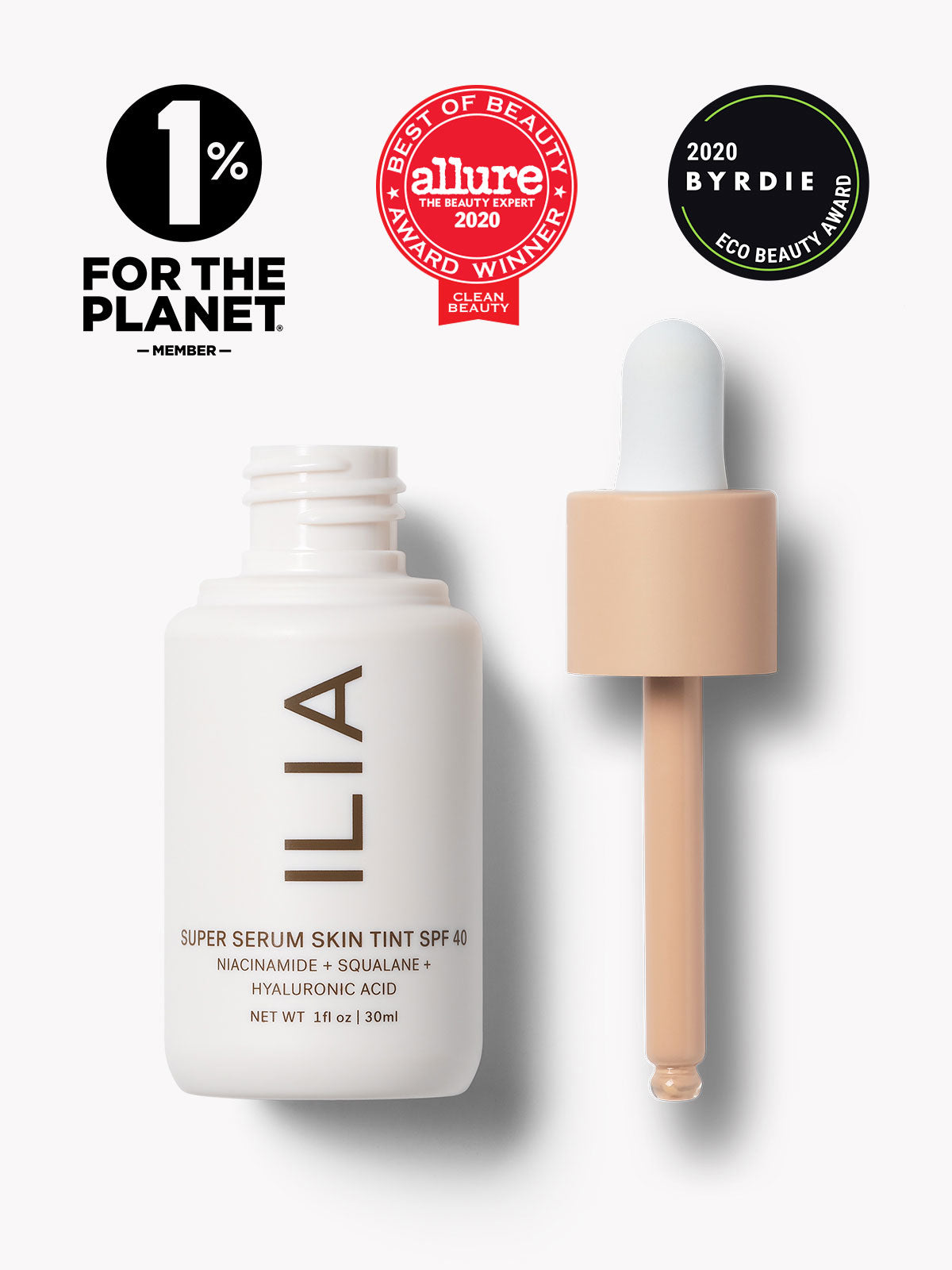 ILIA Beauty, editorial hero still from official-site harvest