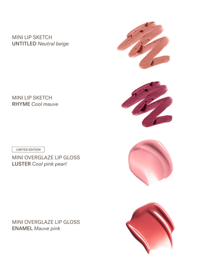 The Mini Lip Sketch + Gloss Set