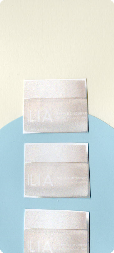 ILIA's Barrier Build Cream stacked to promote their free Full-Size Cream on orders $175+