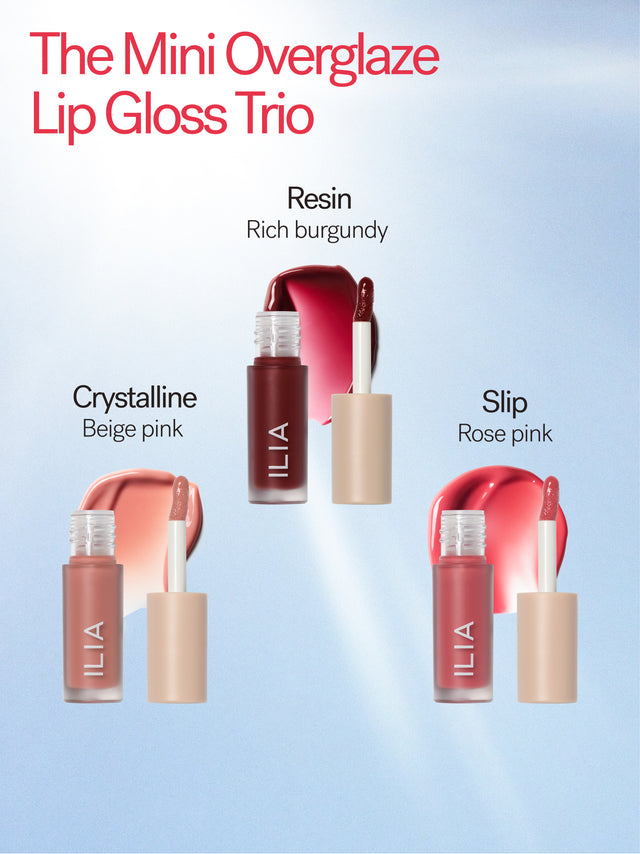 The Mini Overglaze Lip Gloss Trio
